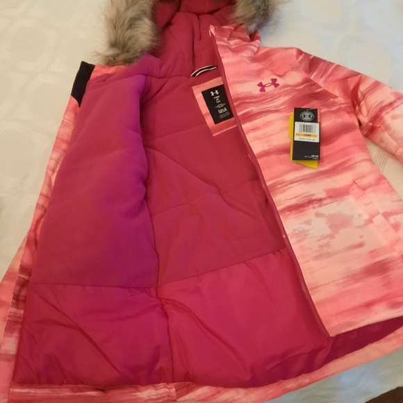 NWT Under Armor girls size S(8) Cold Gear Snow Jacket - Picture 9 of 11